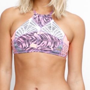 Maaji Charlie’s angels palm high neck bikini top